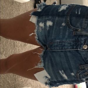 Denim shorts